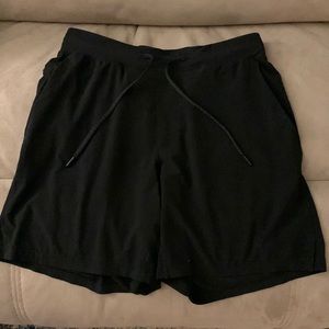Lululemon T.H.E Shorts linerless black 7” inseams size M